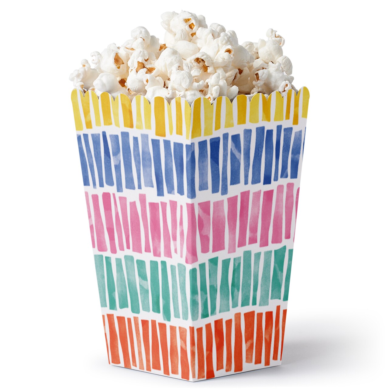 Big Dot of Happiness Fiesta Popcorn Boxes, Mexican Themed Party Favors, Colorful Treat Boxes - Set of 12